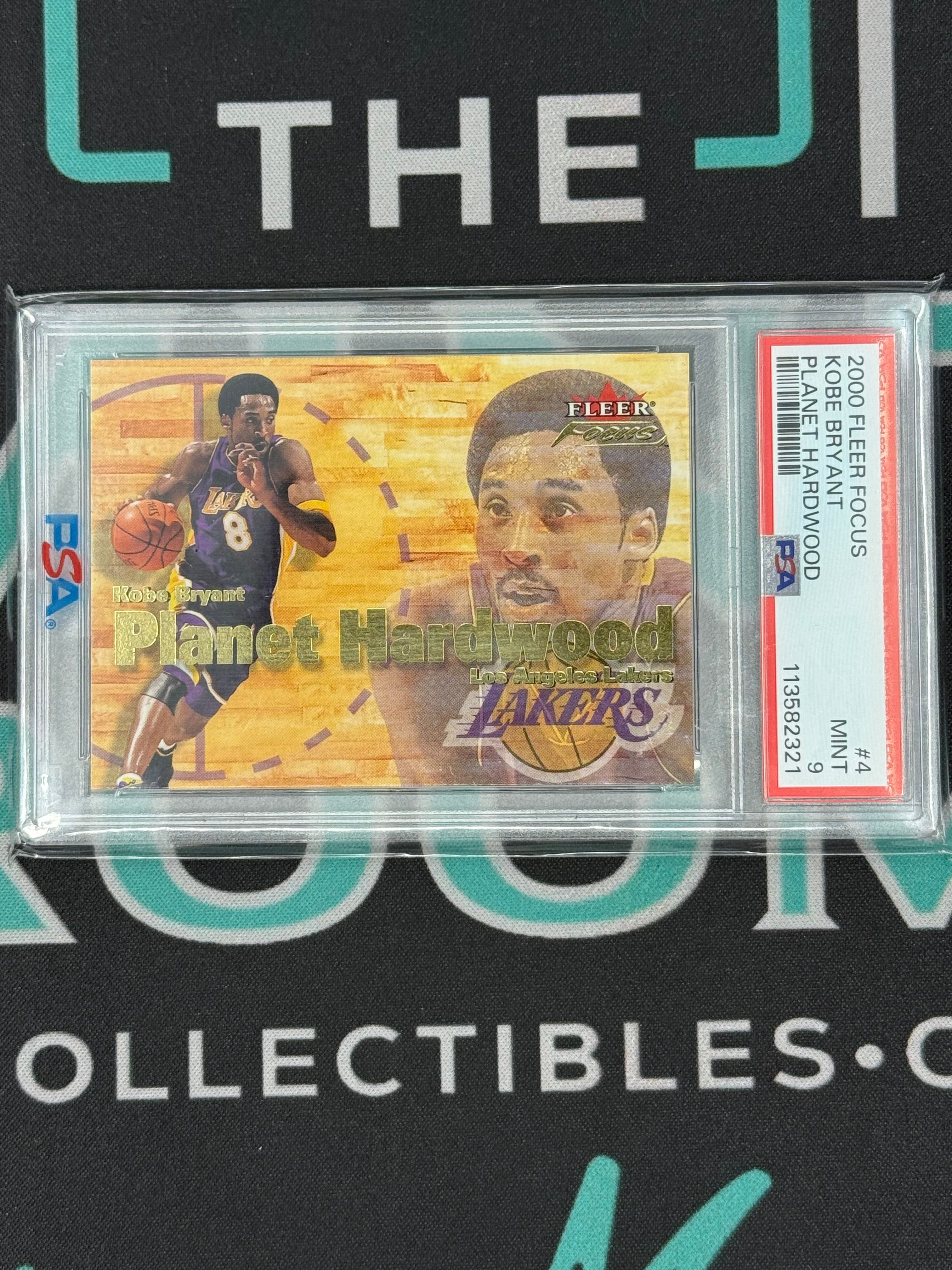 2000 Focus Kobe Bryant Planet Hardwood PSA 9