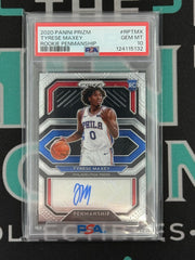 2020 Prizm Tyrese Maxey Rookie Penmanship PSA 10