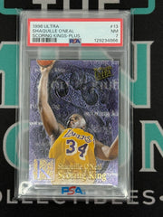 1996 Ultra Shaquille O'Neal Scoring Kings Plus PSA 7