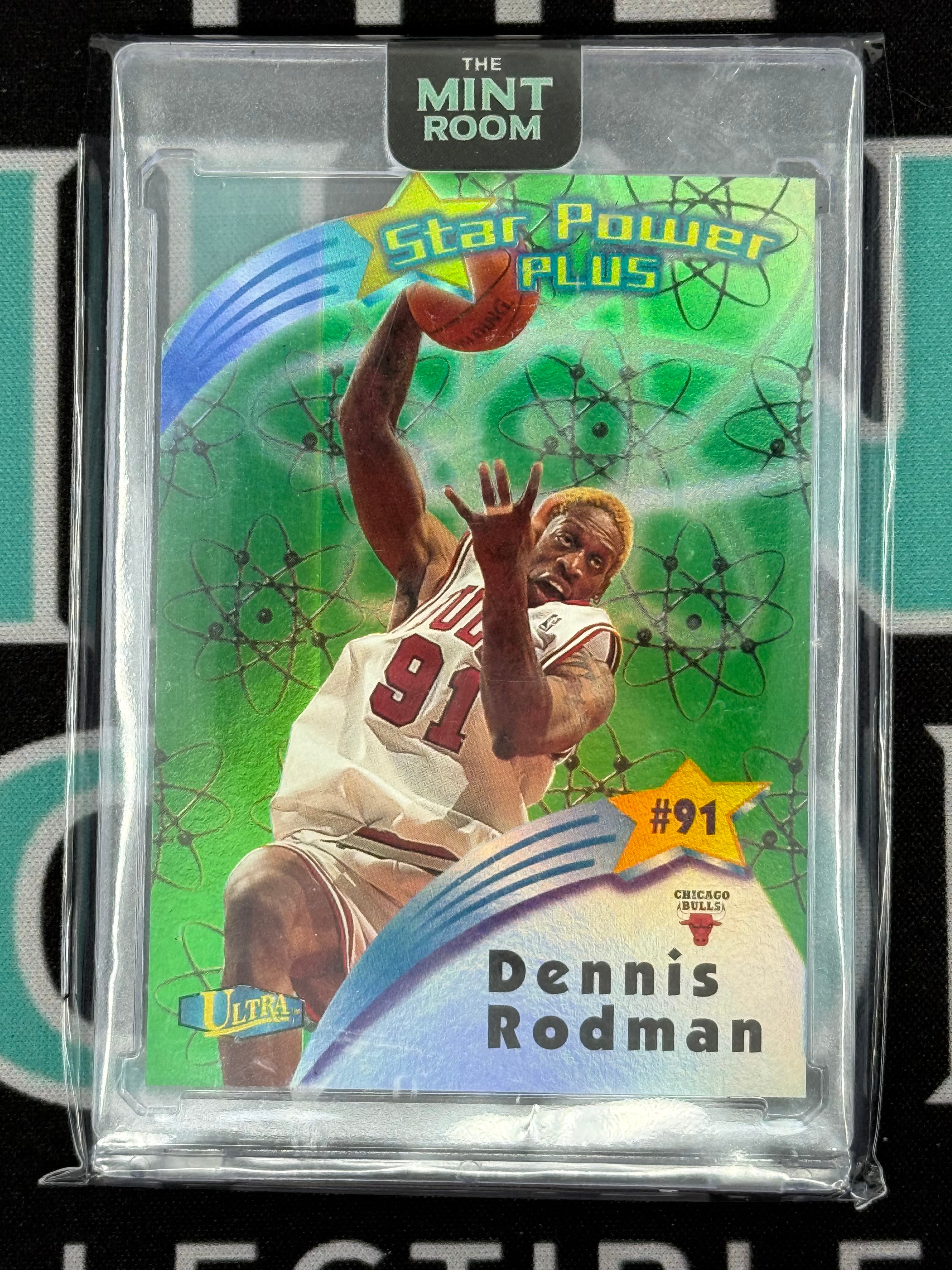 1997 Ultra Dennis Rodman Star Power Plus Green