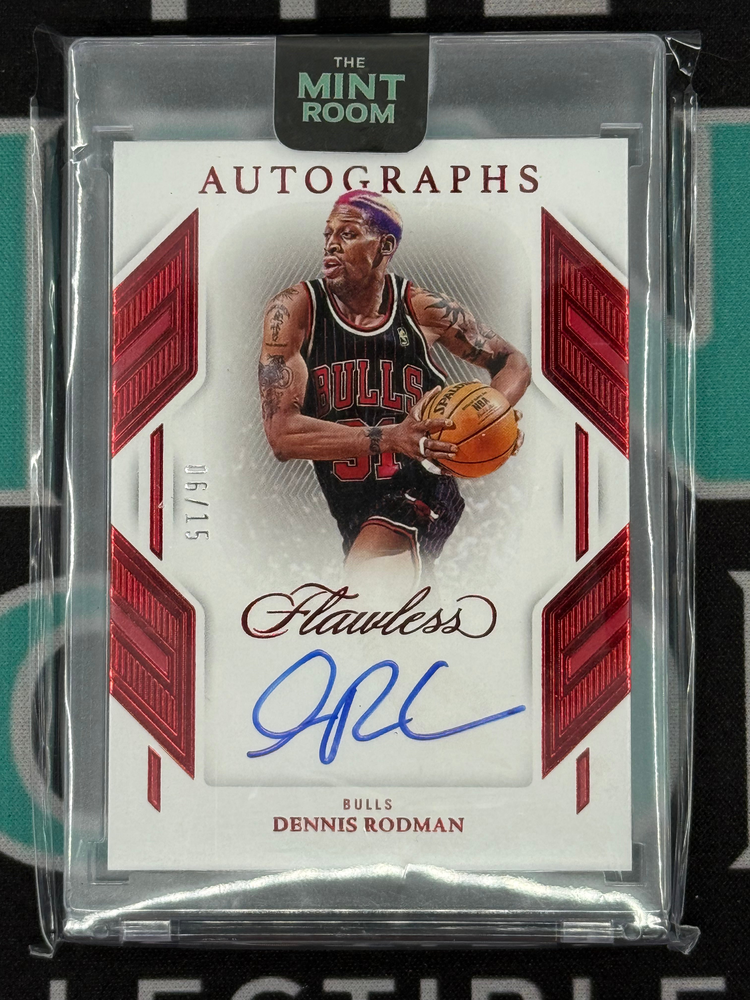 2022 Flawless Dennis Rodman Autograph /15