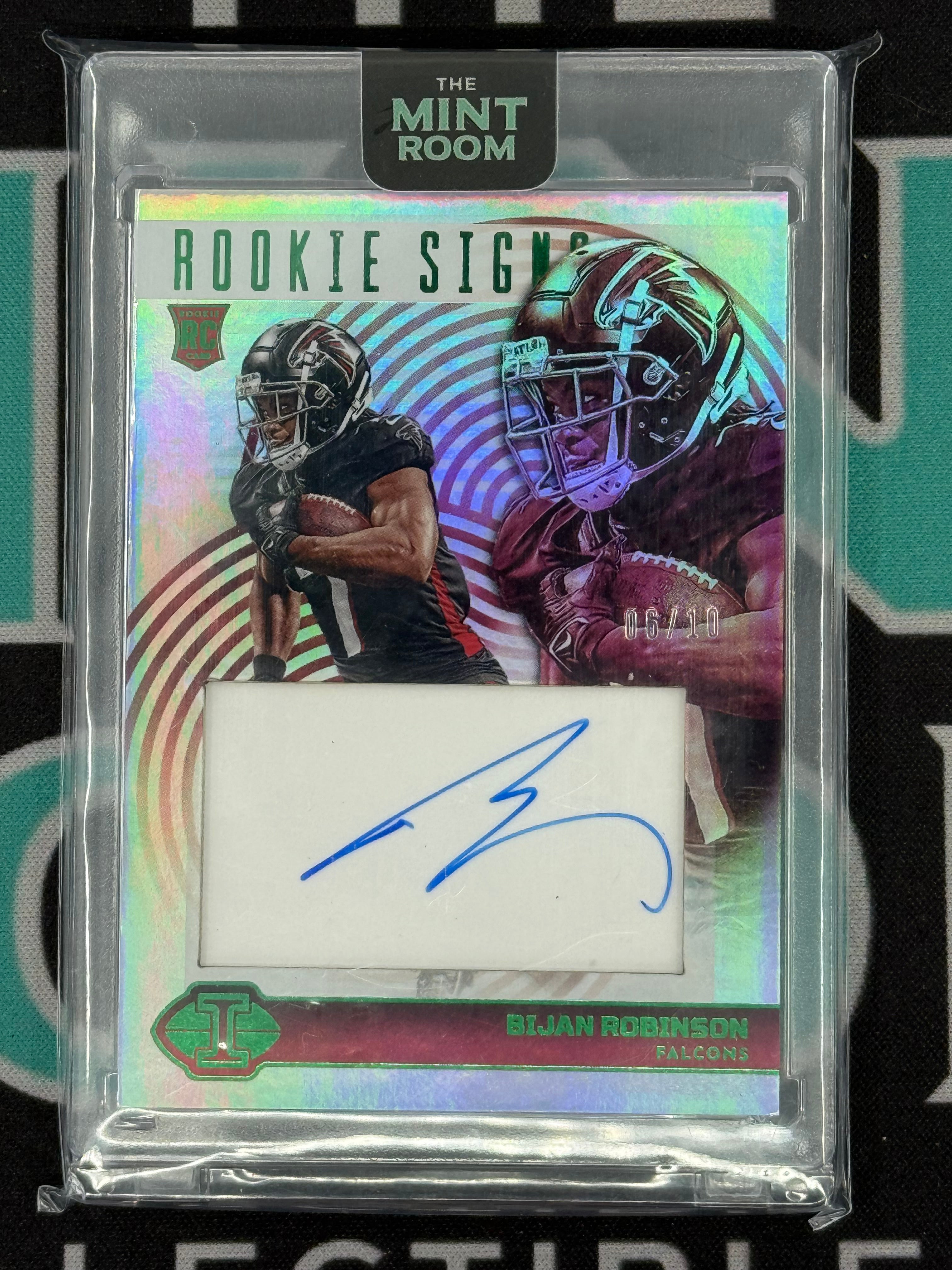2023 Illusions Bijan Robinson Rookie Signs Autograph /10