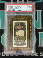 2024 Allen & Ginter Fernando Tatis Jr. Autograph Mini PSA 9