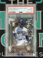 2024 Chrome Jack Mookie Betts Topps X Cactus PSA 10