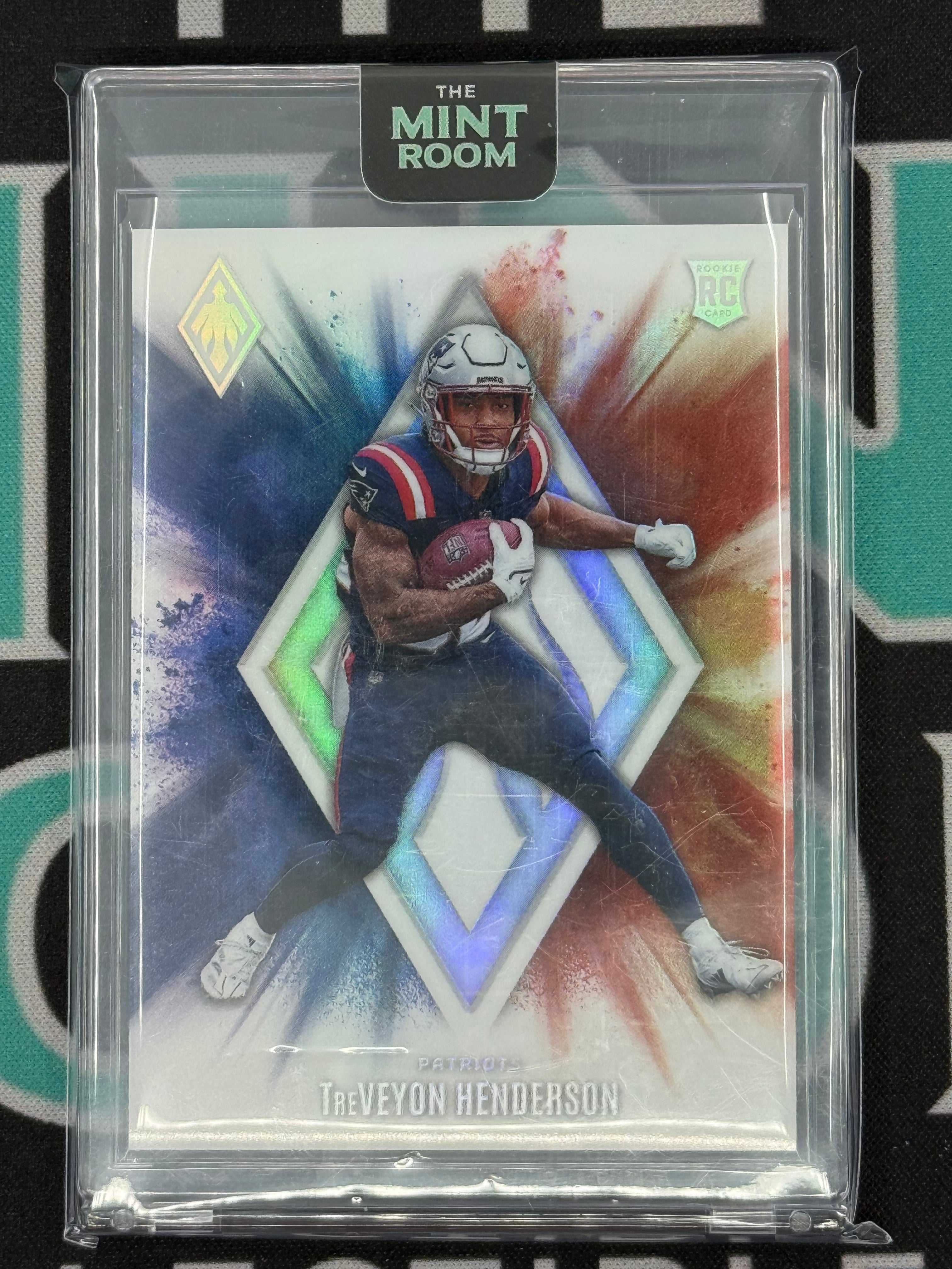 2025 Phoenix TreVeyon Henderson ColorBlast Blue & Orange Rookie Card