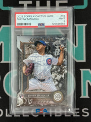 2024 Chrome Shota Imanaga Topps X Cactus Jack PSA 9