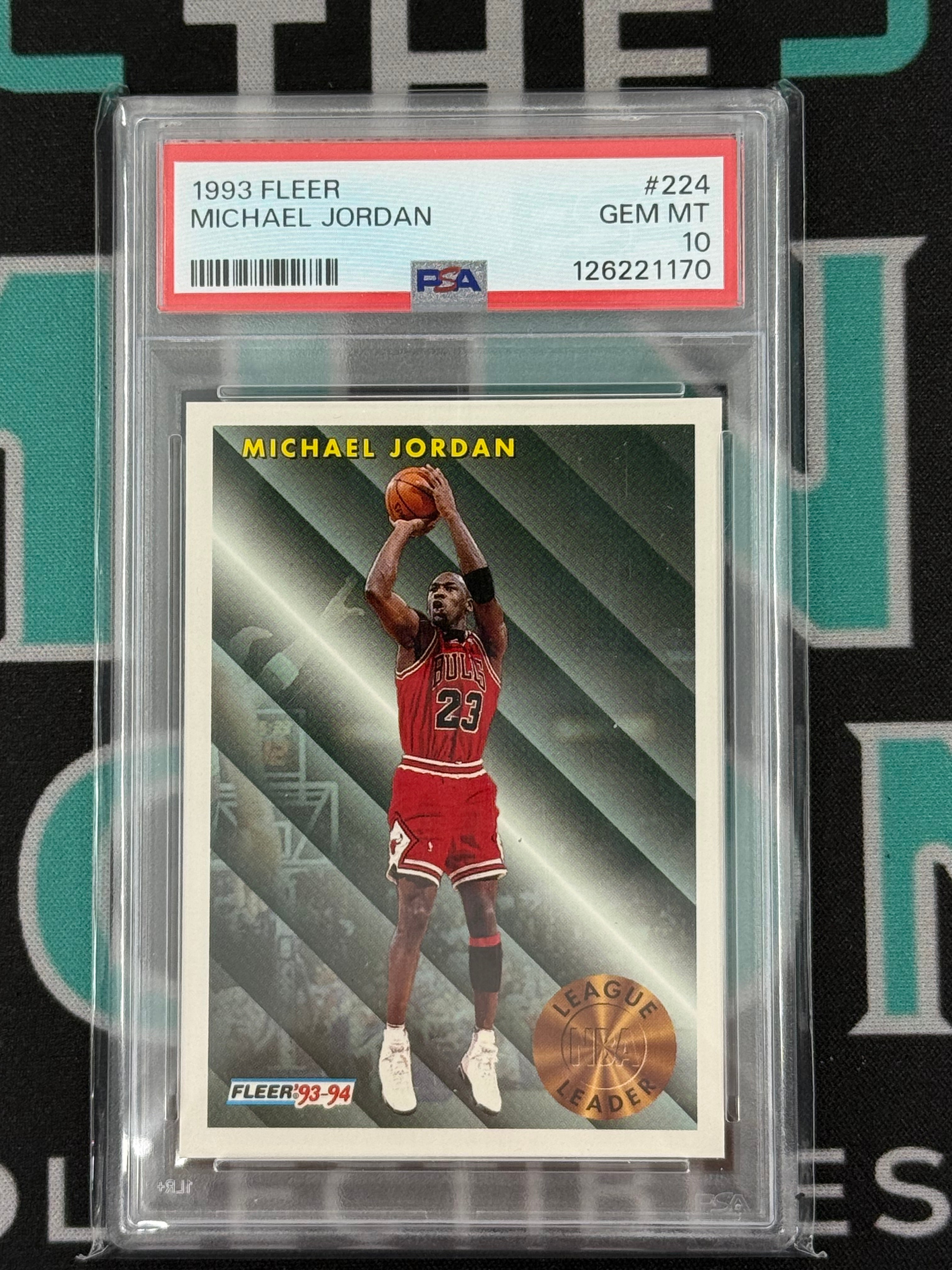 1993 League Leader Michael Jordan PSA 10