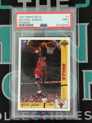 1991 Promos Michael Jordan PSA 9