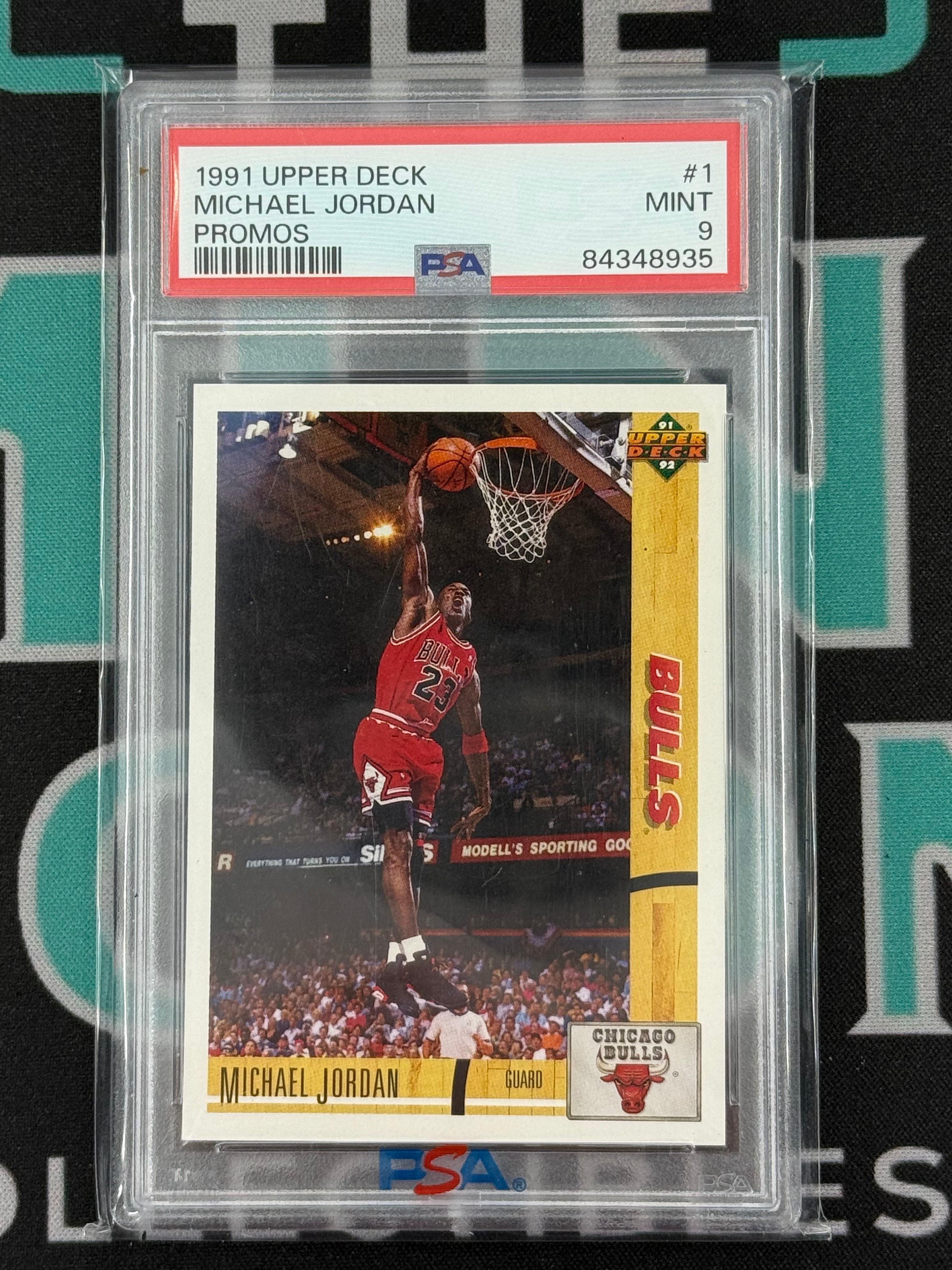1991 Promos Michael Jordan PSA 9