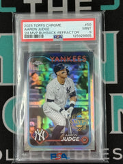 2025 Chrome Aaron Judge '24 MVP Buyback Refractor /199 PSA 9