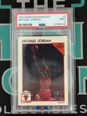 1991 Hoops Michael Jordan McDonald's PSA 9