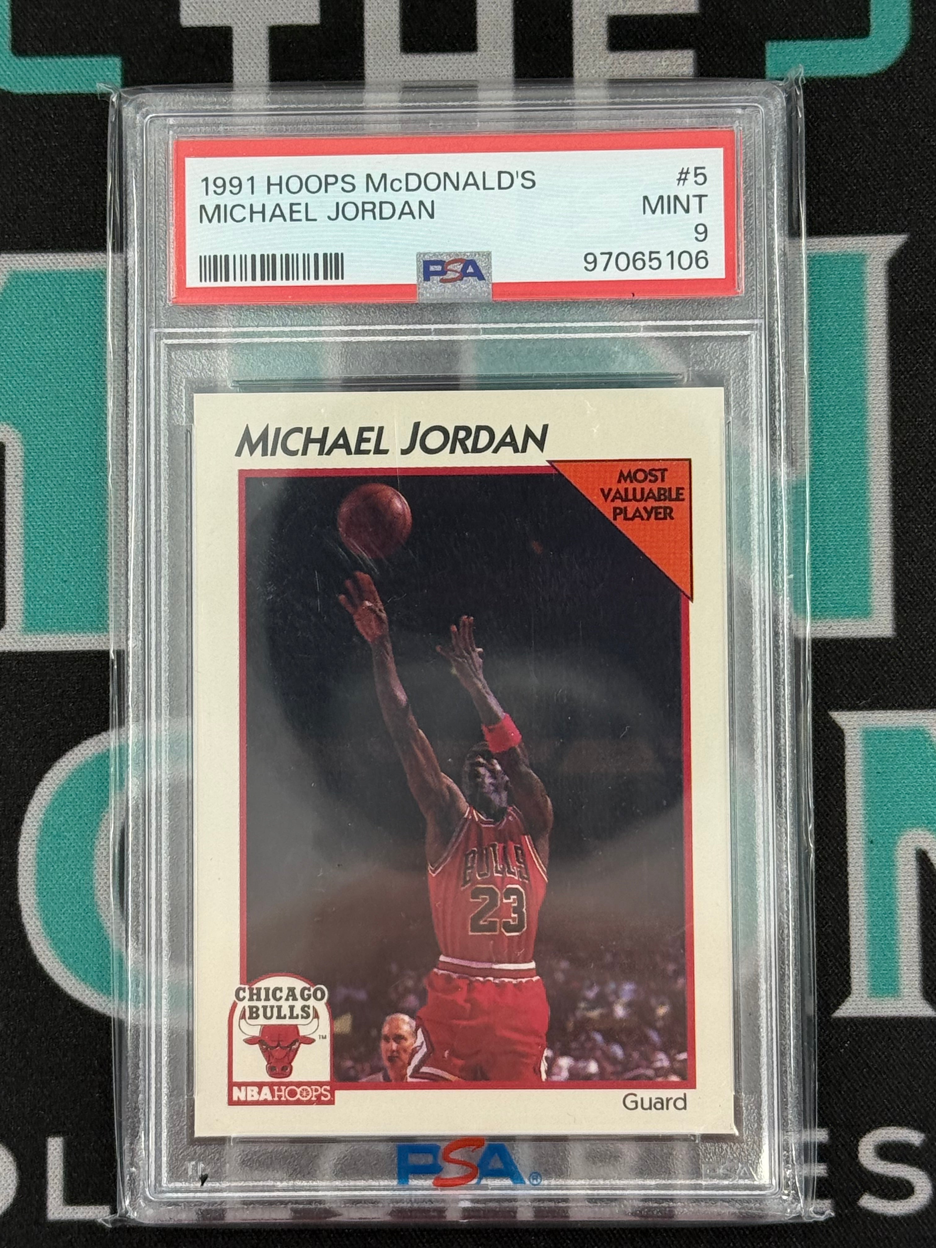 1991 Hoops Michael Jordan McDonald's PSA 9