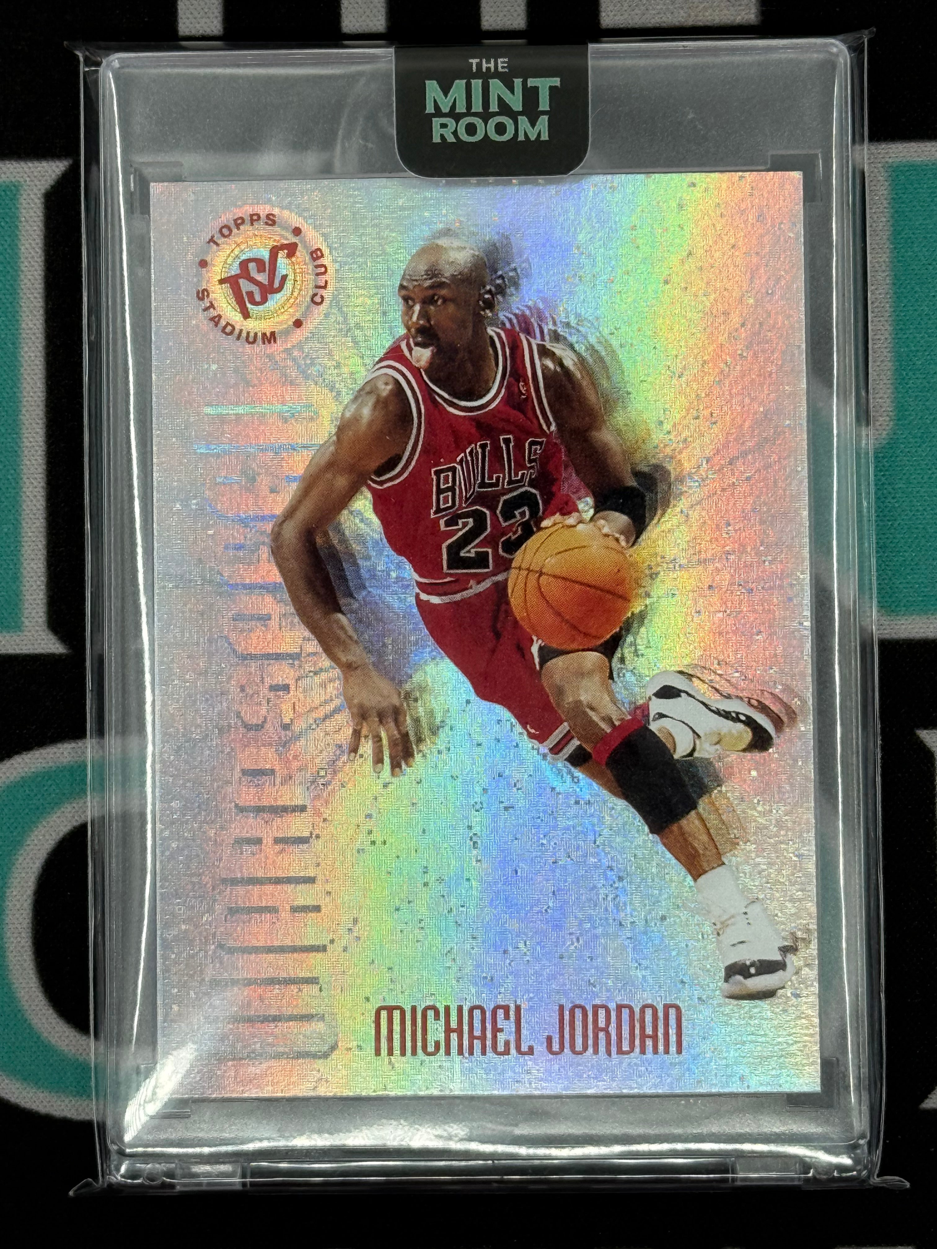1995 Stadium Club Michael Jordan Warp Speed Silver
