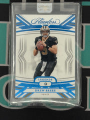2023 Flawless Drew Brees Aquamarine In Card /2