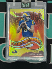 2021 Phoenix Matthew Stafford Gold Flamethrower /75