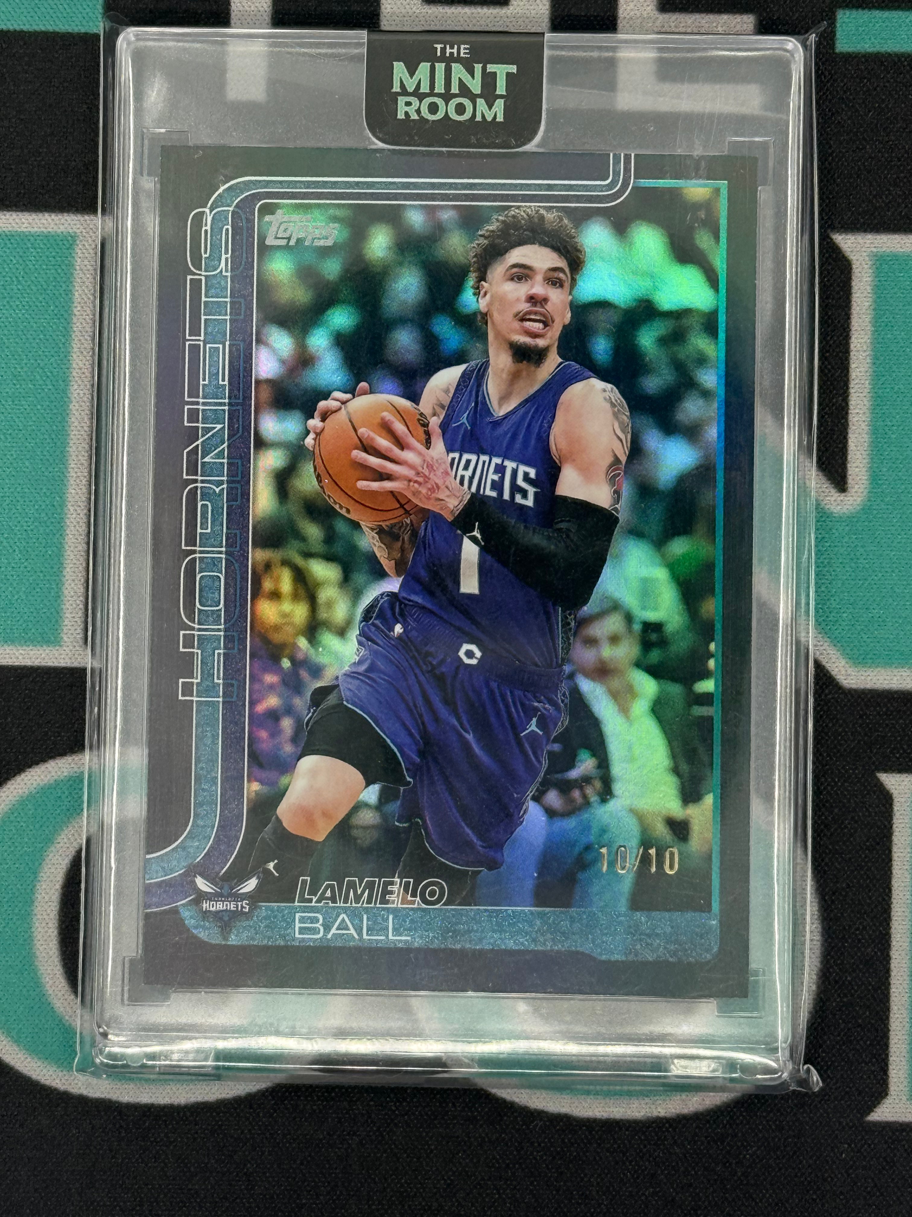 2025 Topps Basketball LaMelo Ball Black Rainbow Foil /10