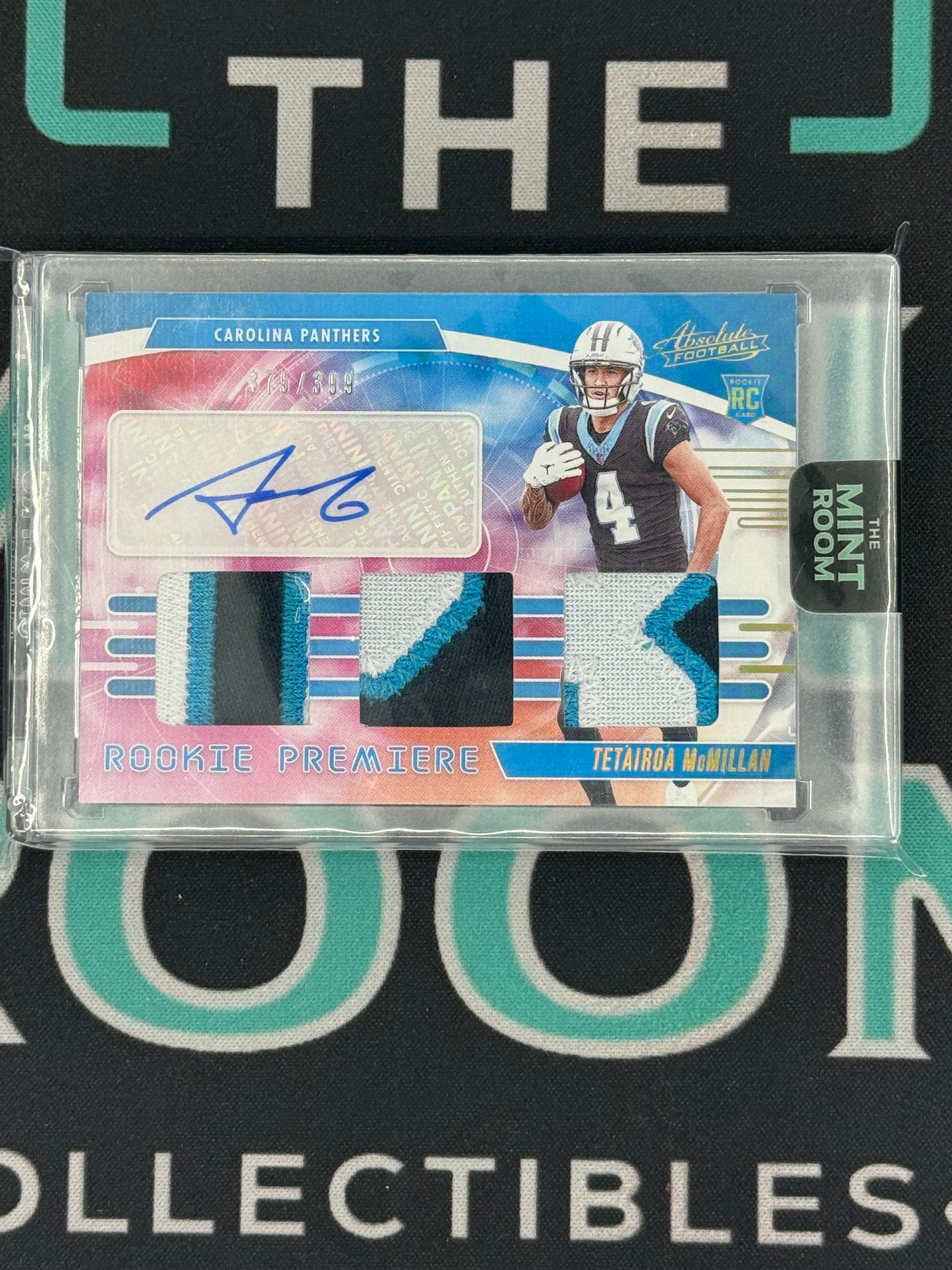2025 Absolute Tetairoa McMillan Triple Patch Auto /399
