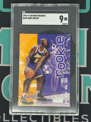 1997 Skybox Premium Kobe Bryant Rookie SGC 9