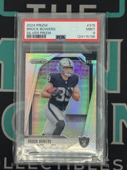 2024 Prizm Brock Bowers Silver Rookie PSA 9