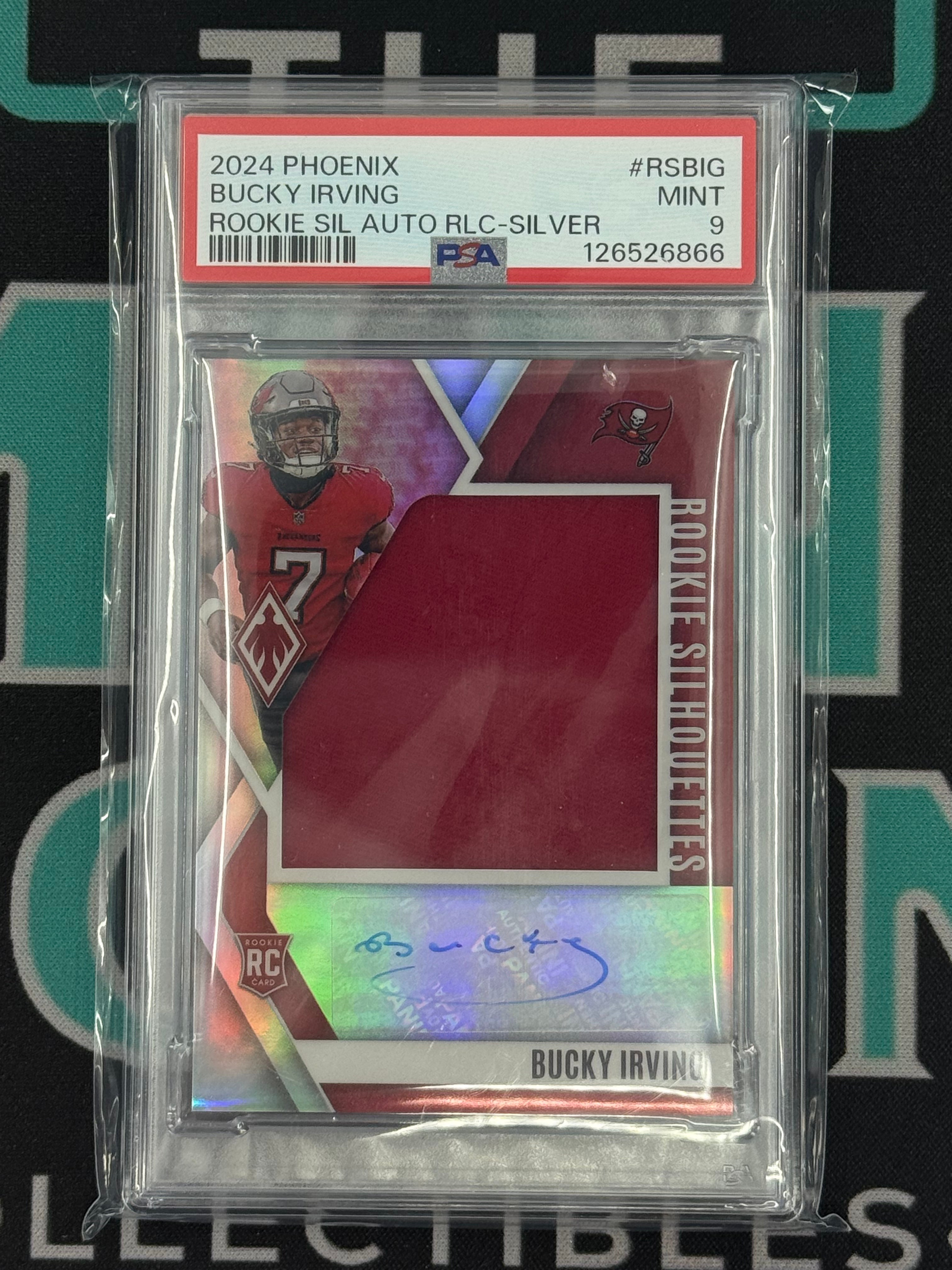 2024 Phoenix Bucky Irving Rookie Silver Patch Auto /149 PSA 9