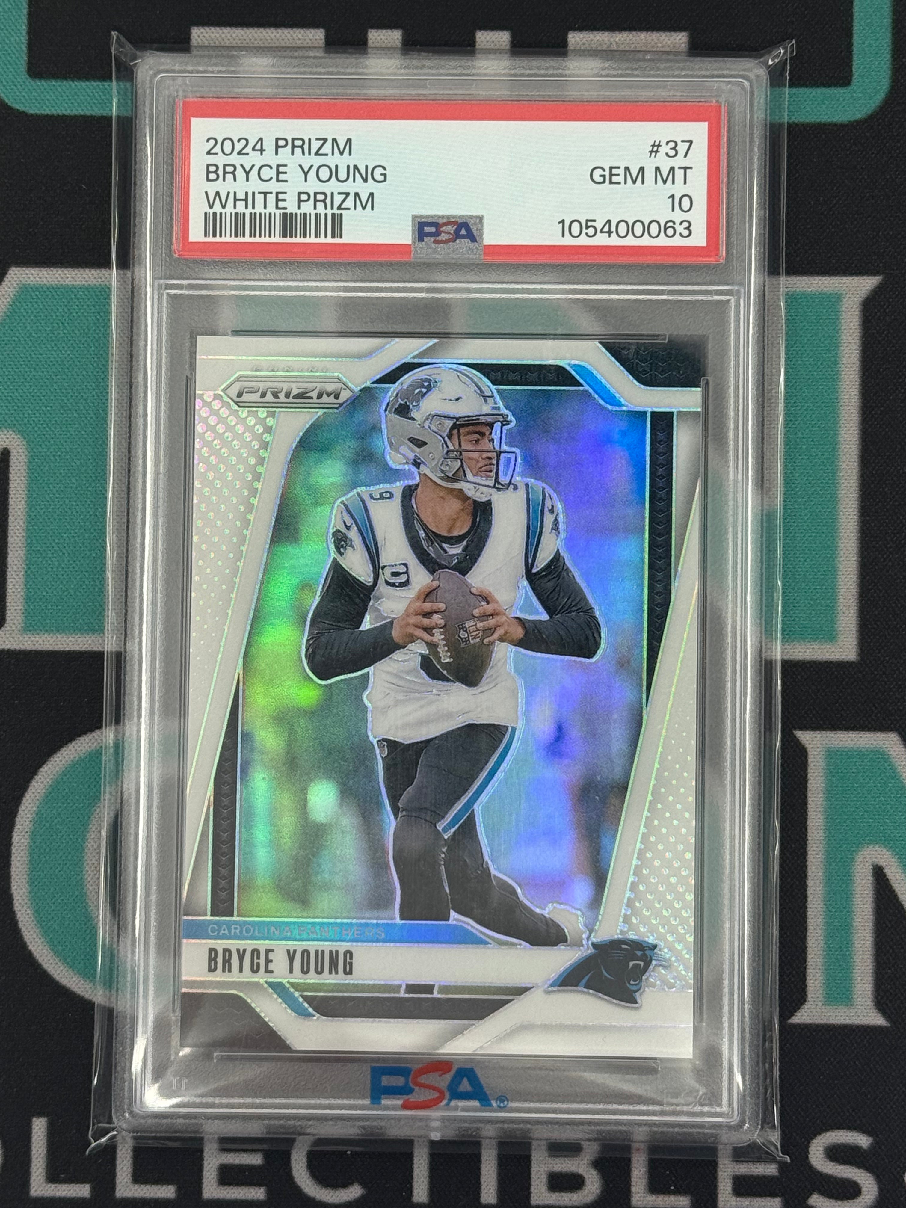 2024 Prizm Bryce Young White Prizm /35 PSA 10