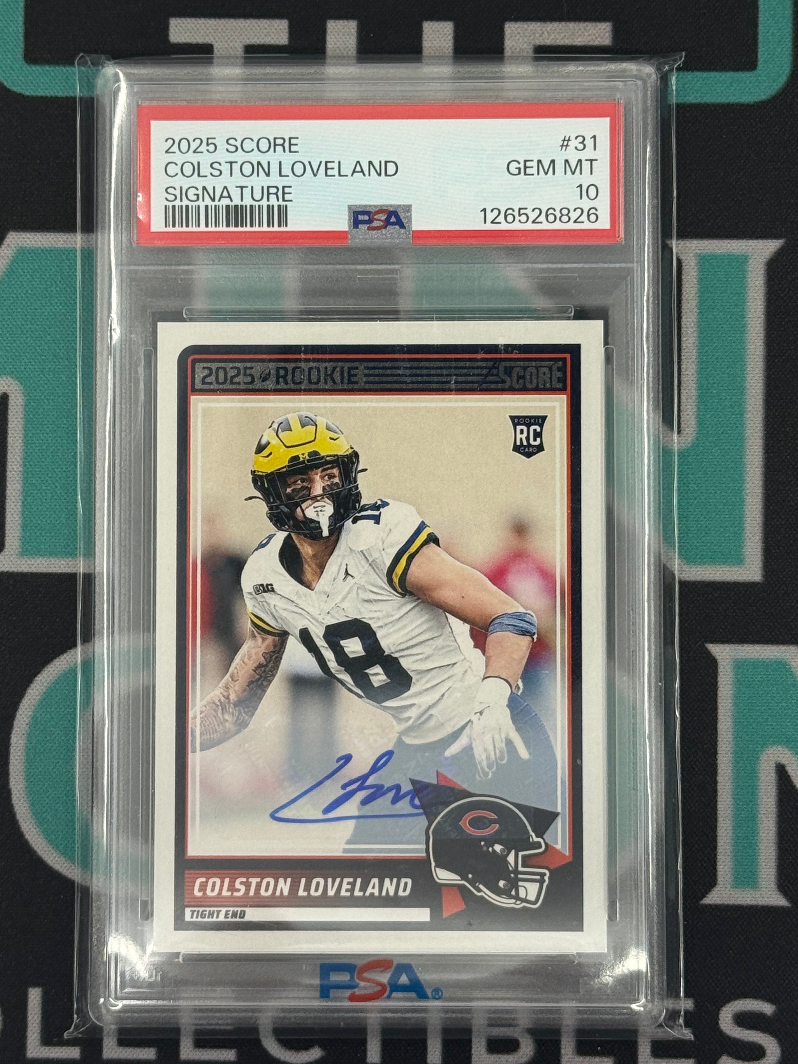 2025 Score Colston Loveland Auto PSA 10