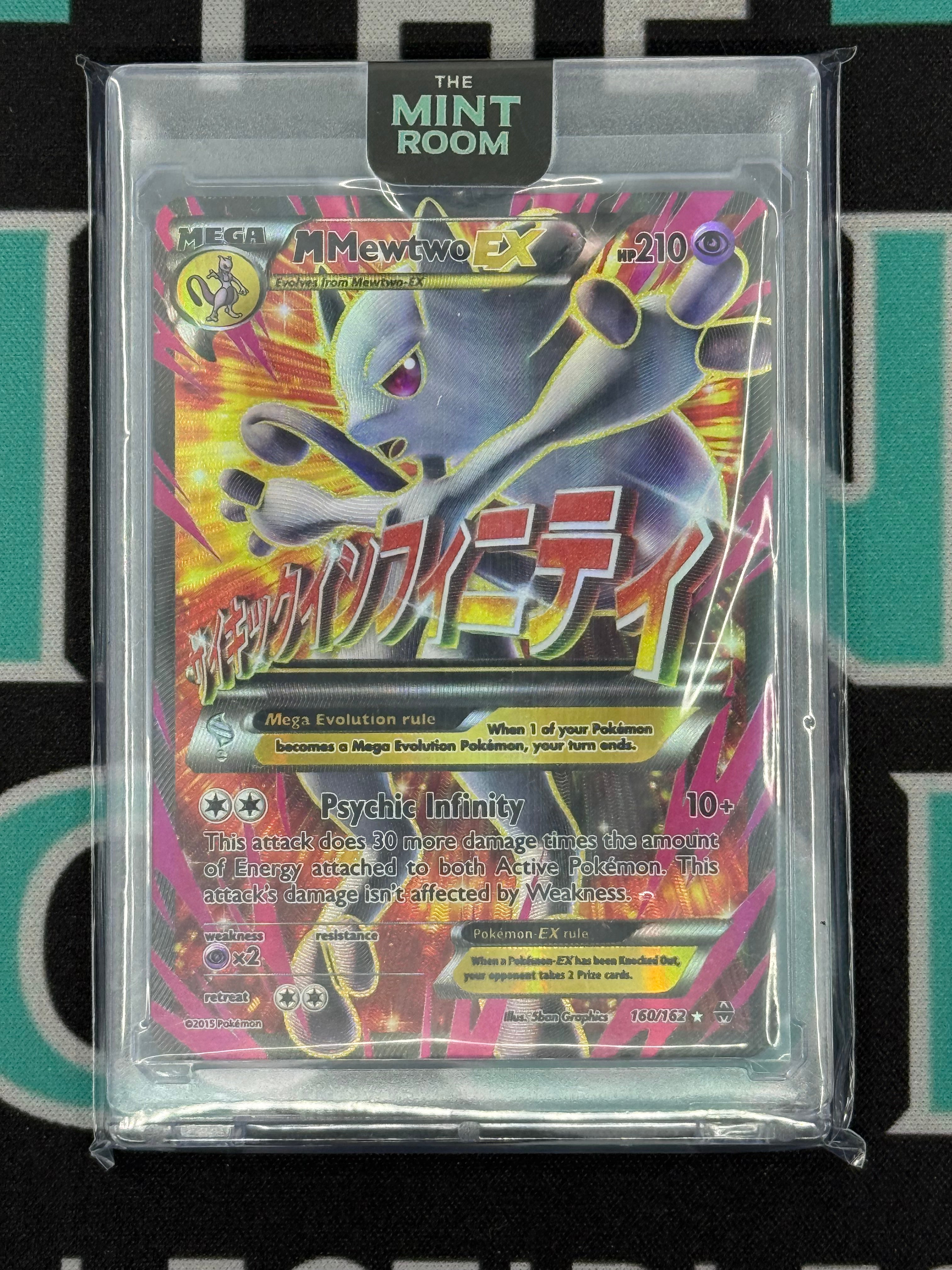 Pokemon XY Evolutions Mega Mewtwo EX Full Art Holo 160/162