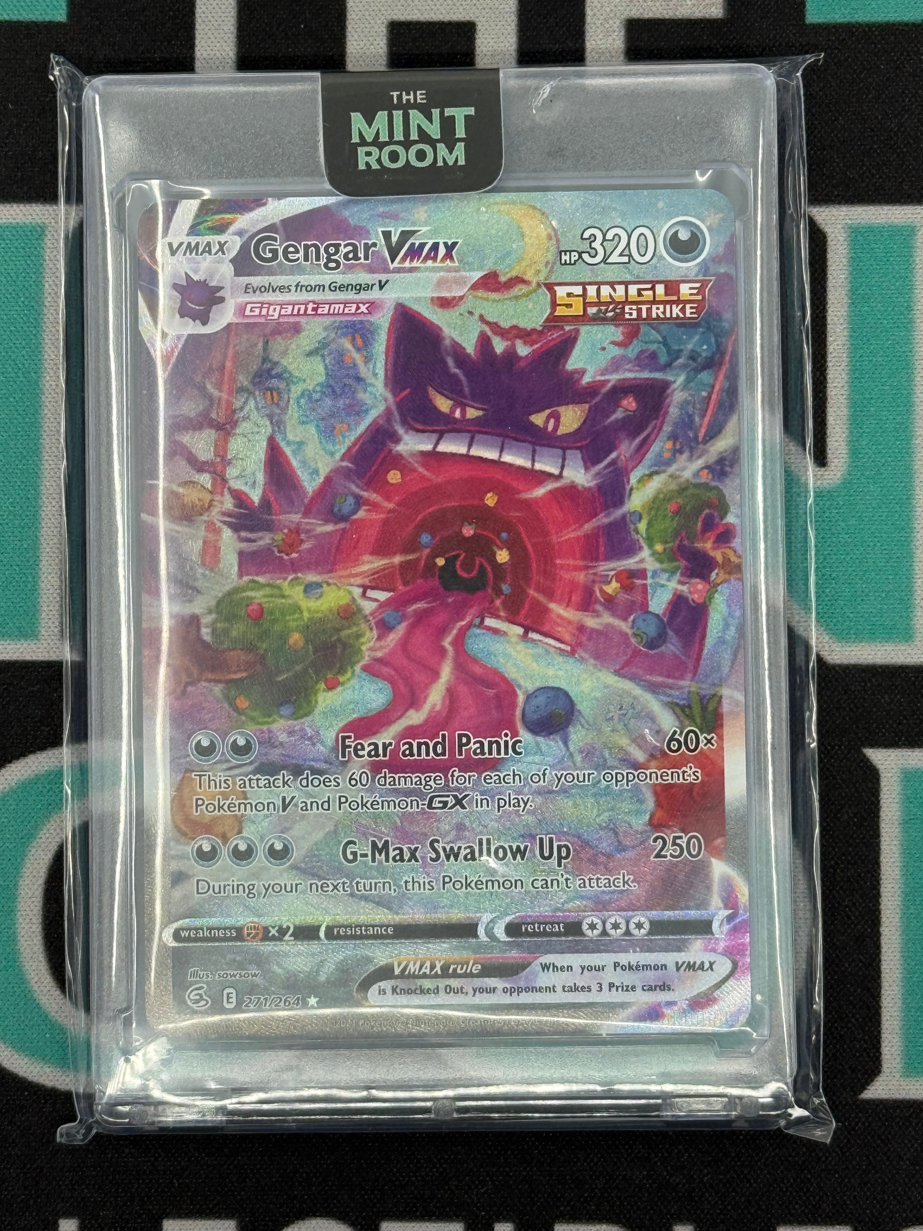 Pokemon Sword & Shield Gengar Vmax Evolving Skies Alternate Secret Rare Full Art 271/264
