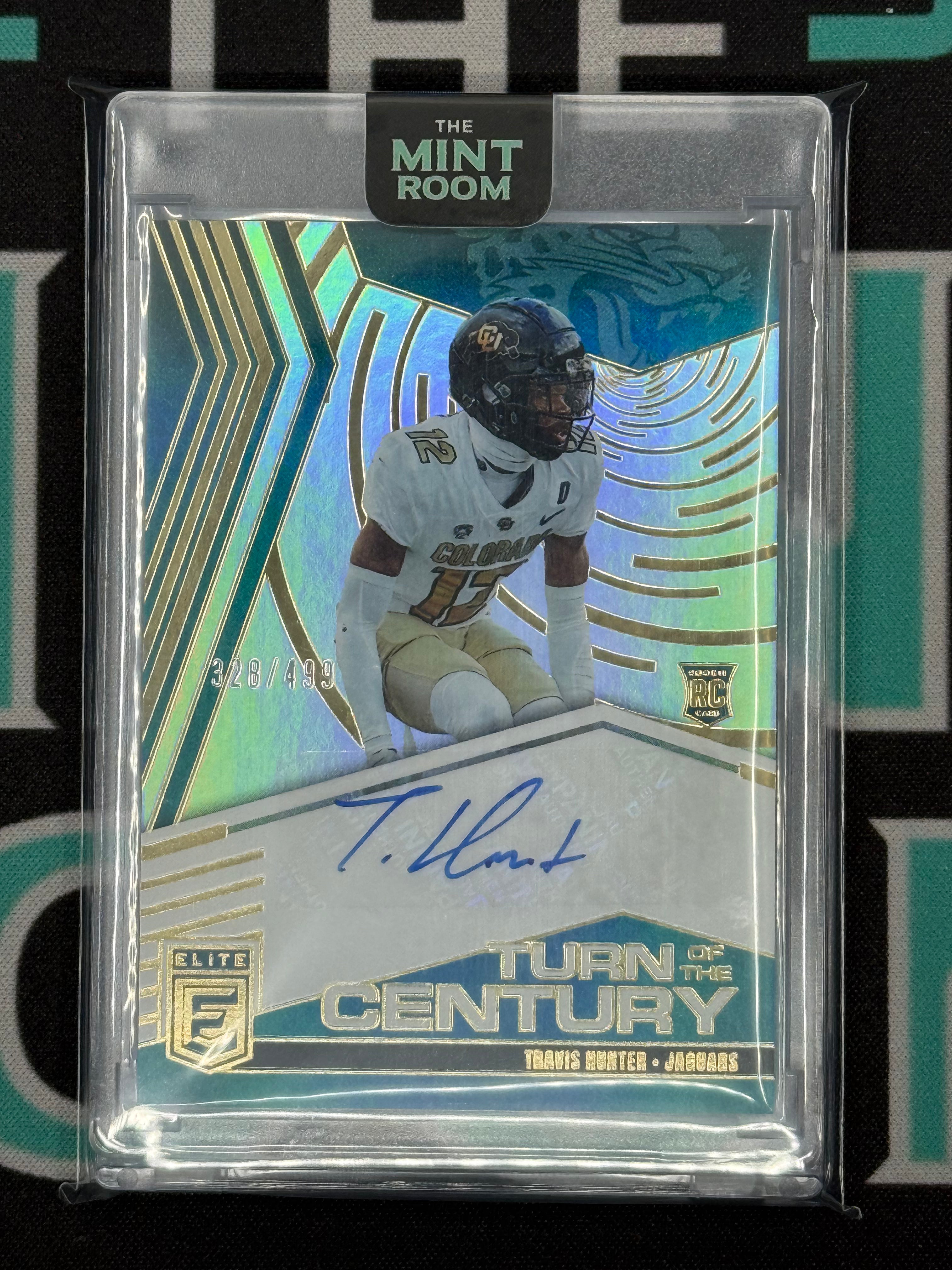 2025 Elite Travis Hunter Turn Of The Century Auto /499