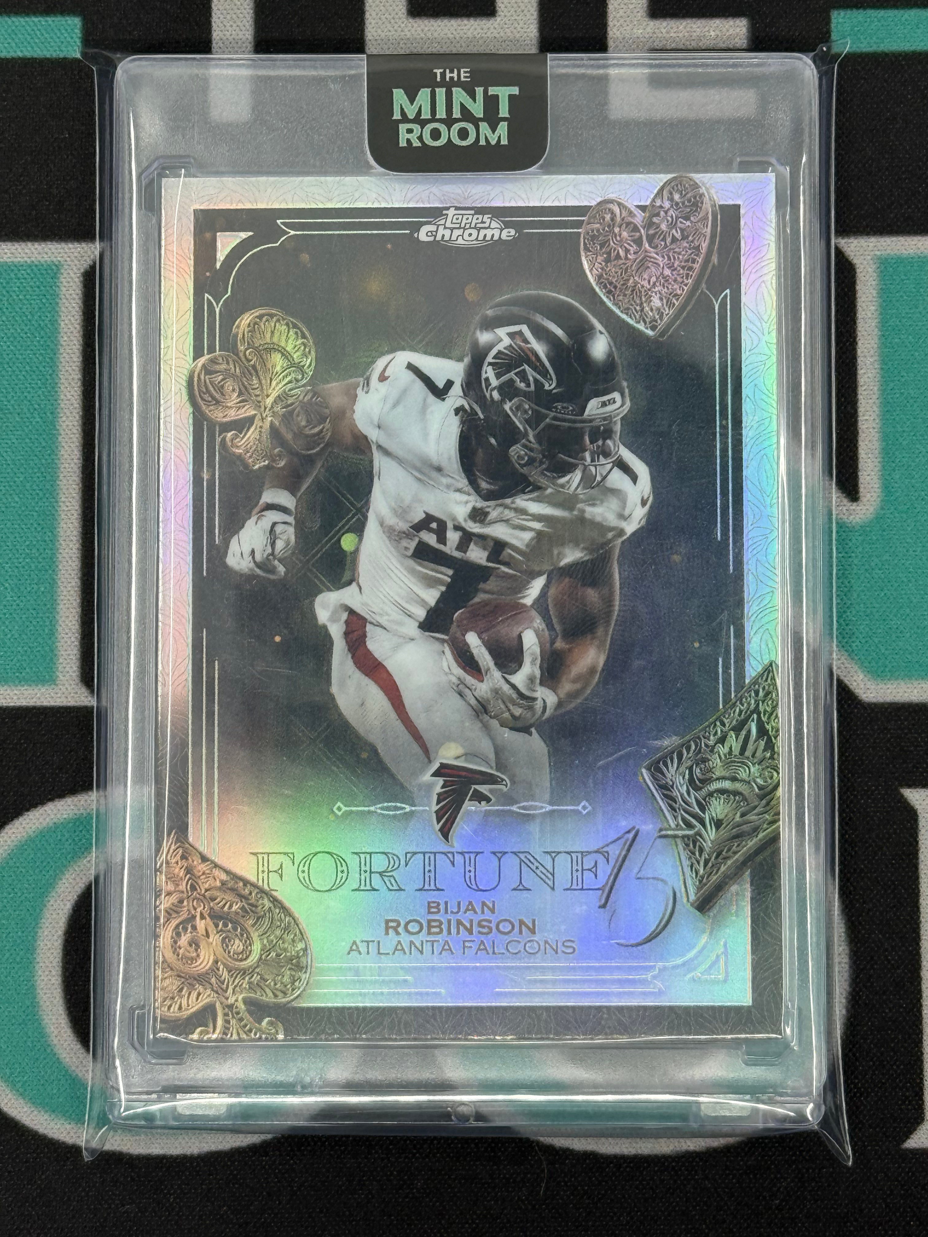 2025 Topps Chrome Bijan Robinson Fortune