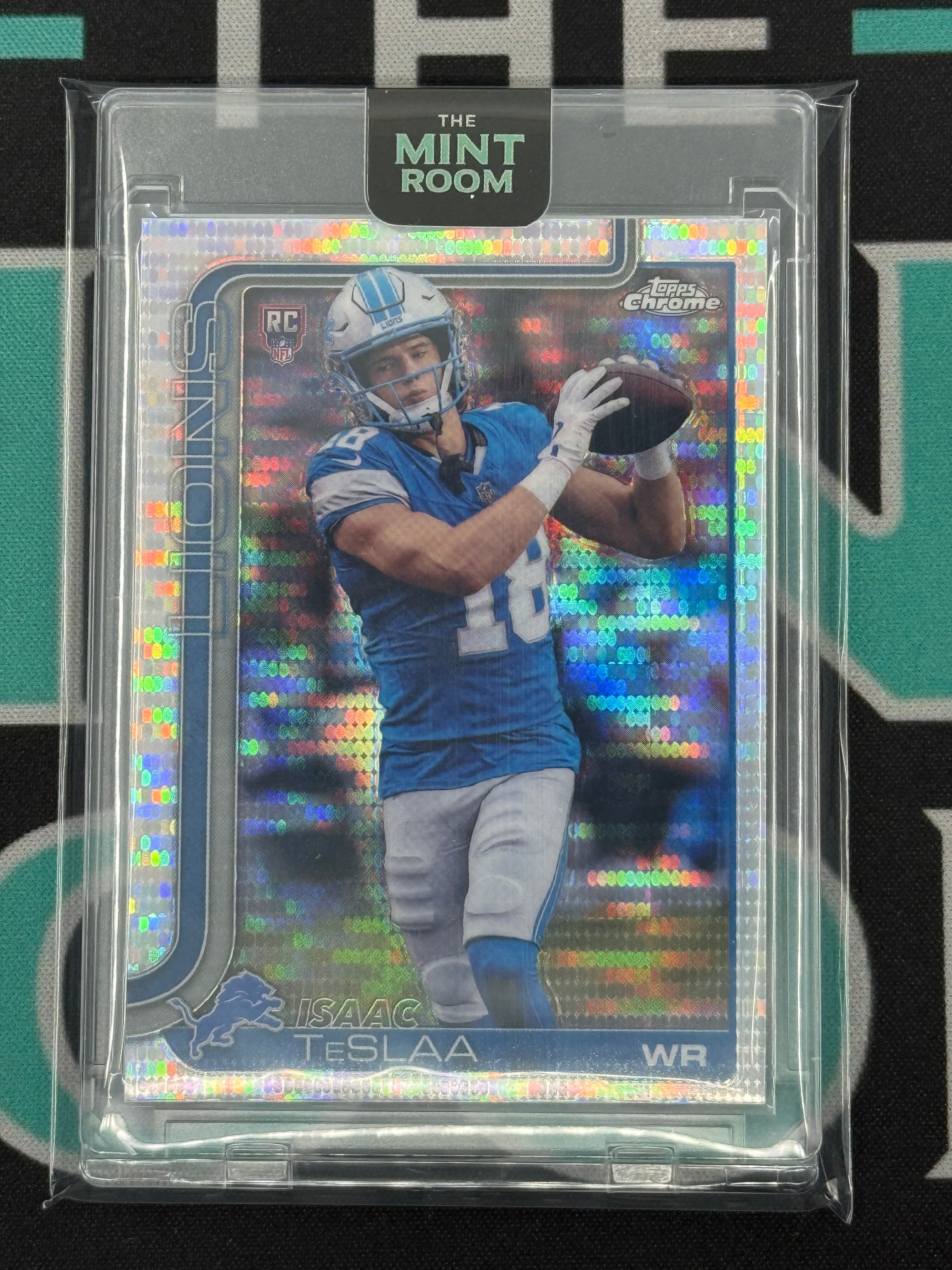 2025 Topps Chrome Isaac TeSlaa Pulsar Refractor Rookie