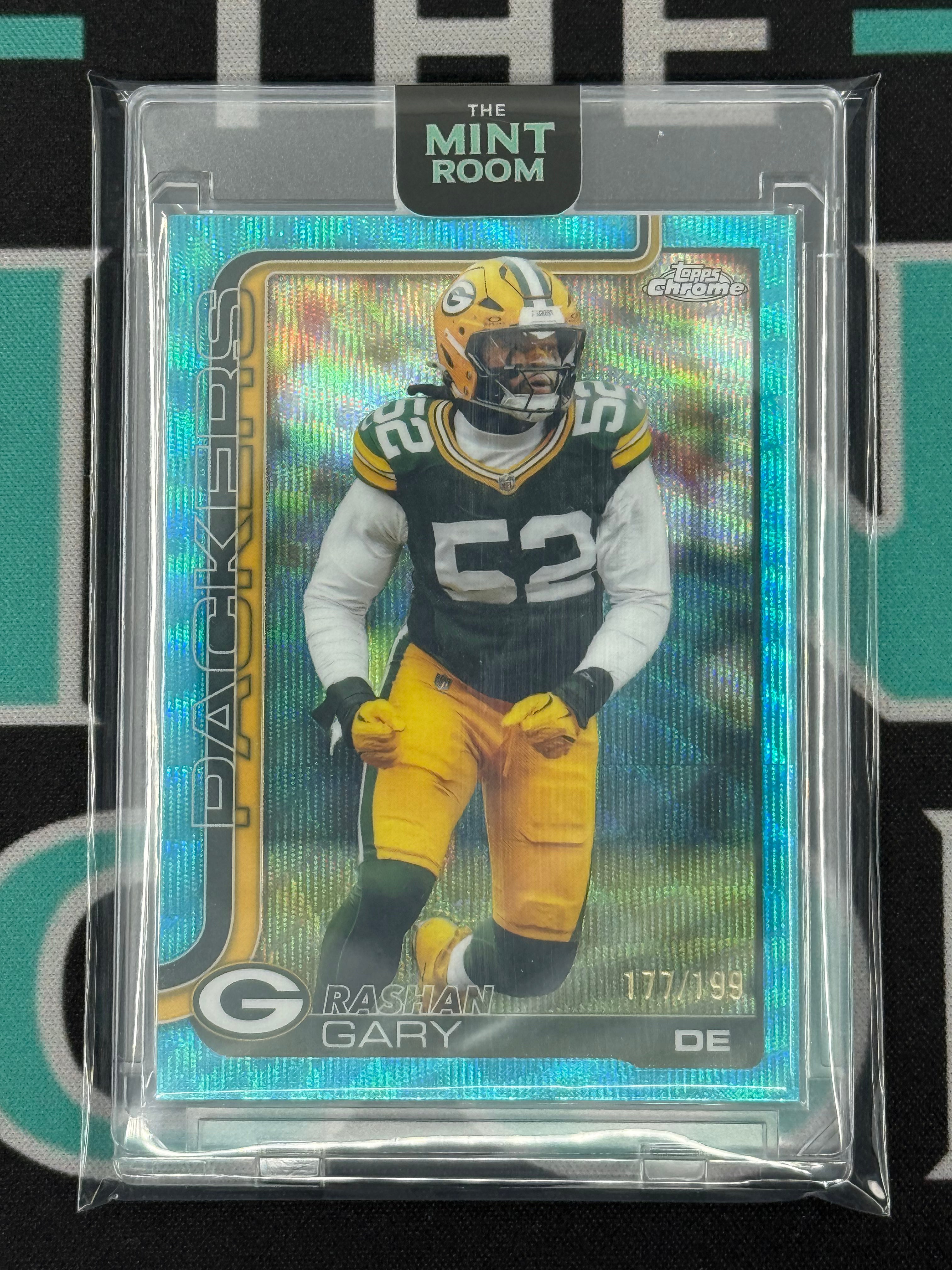 2025 Topps Chrome Rashan Gary Teal Refractor /199