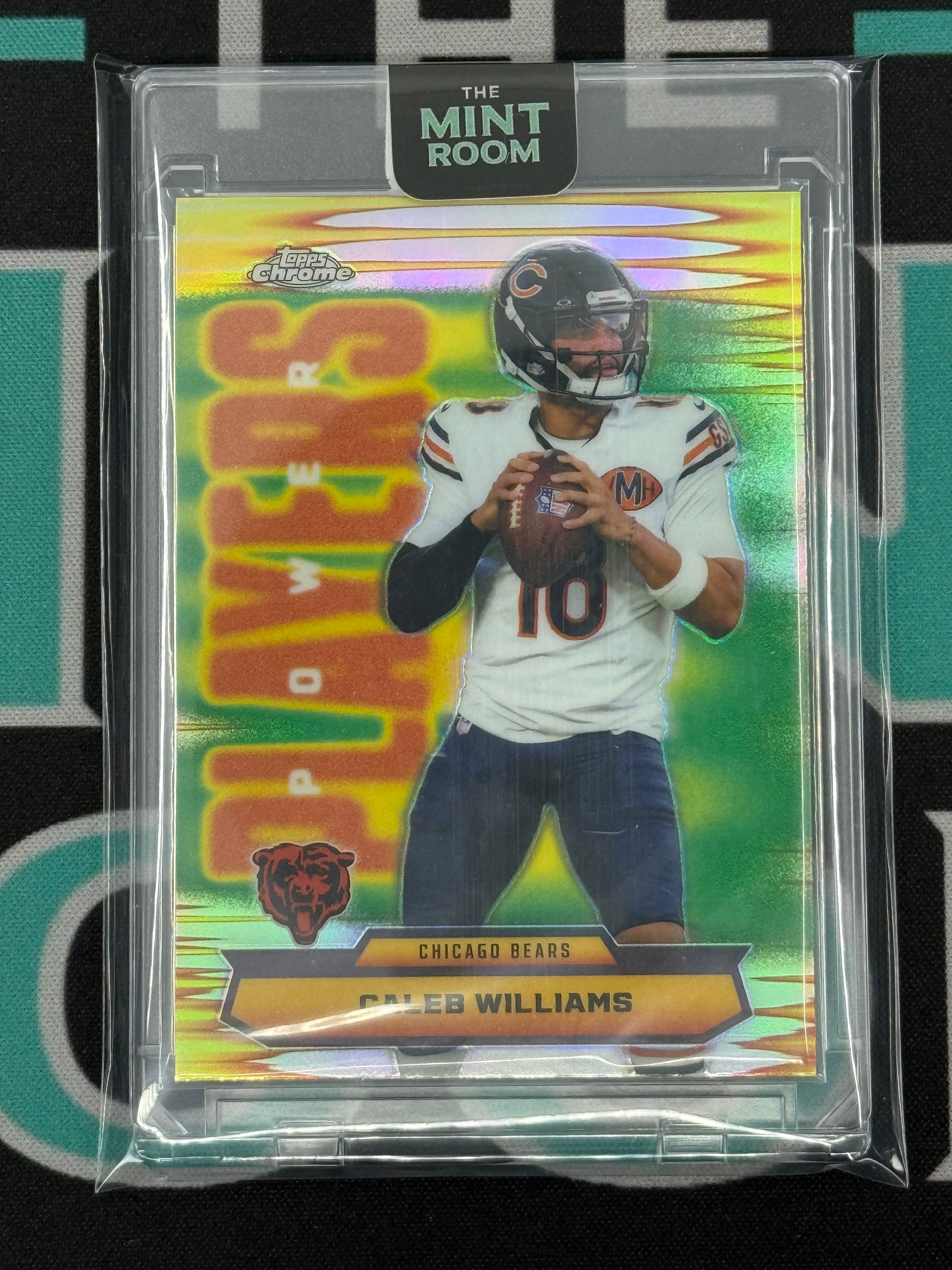 2025 Topps Chrome Caleb Williams Power Players Refractor