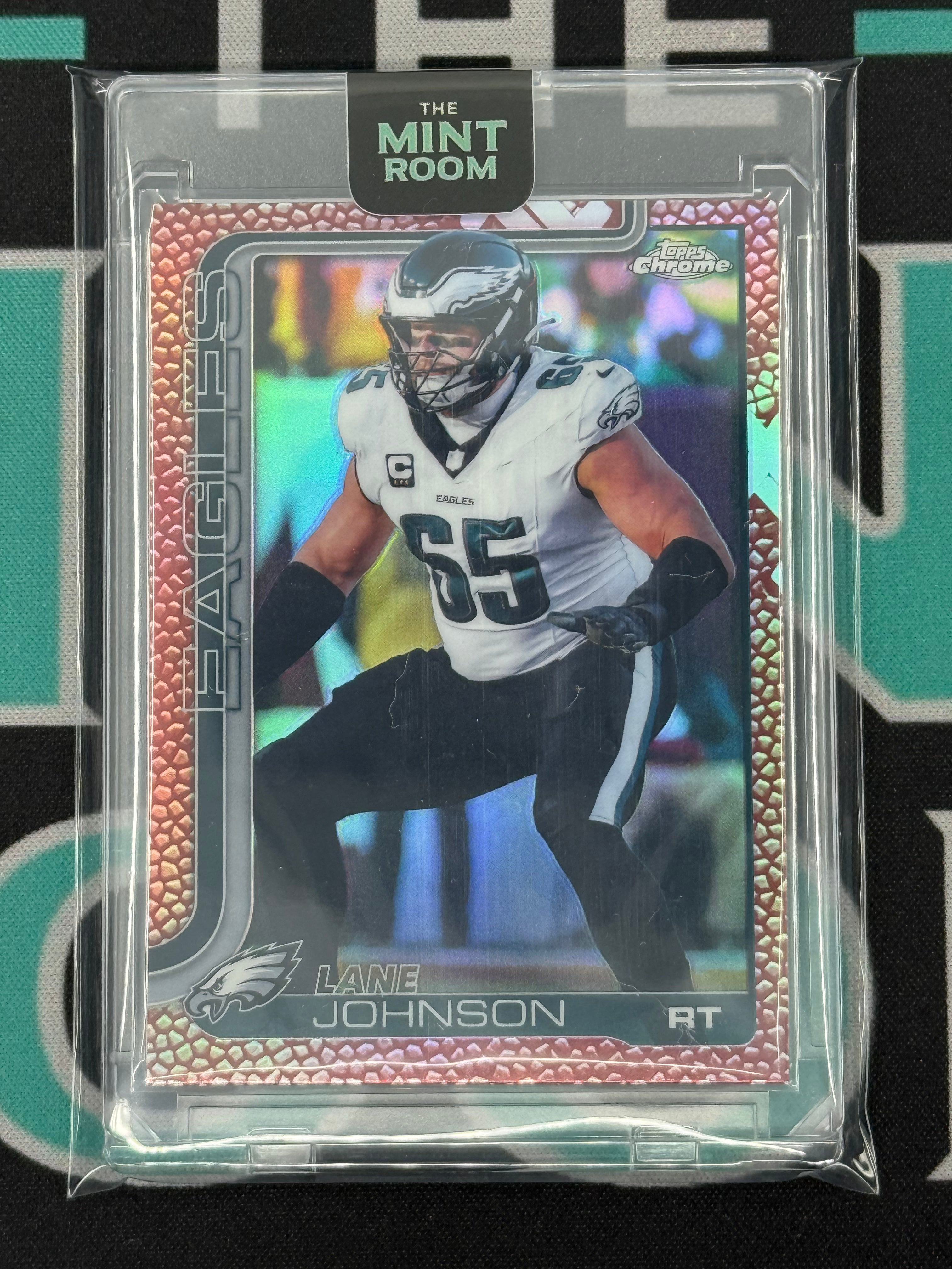 2025 Topps Chrome Lane Johnson Football Refractor