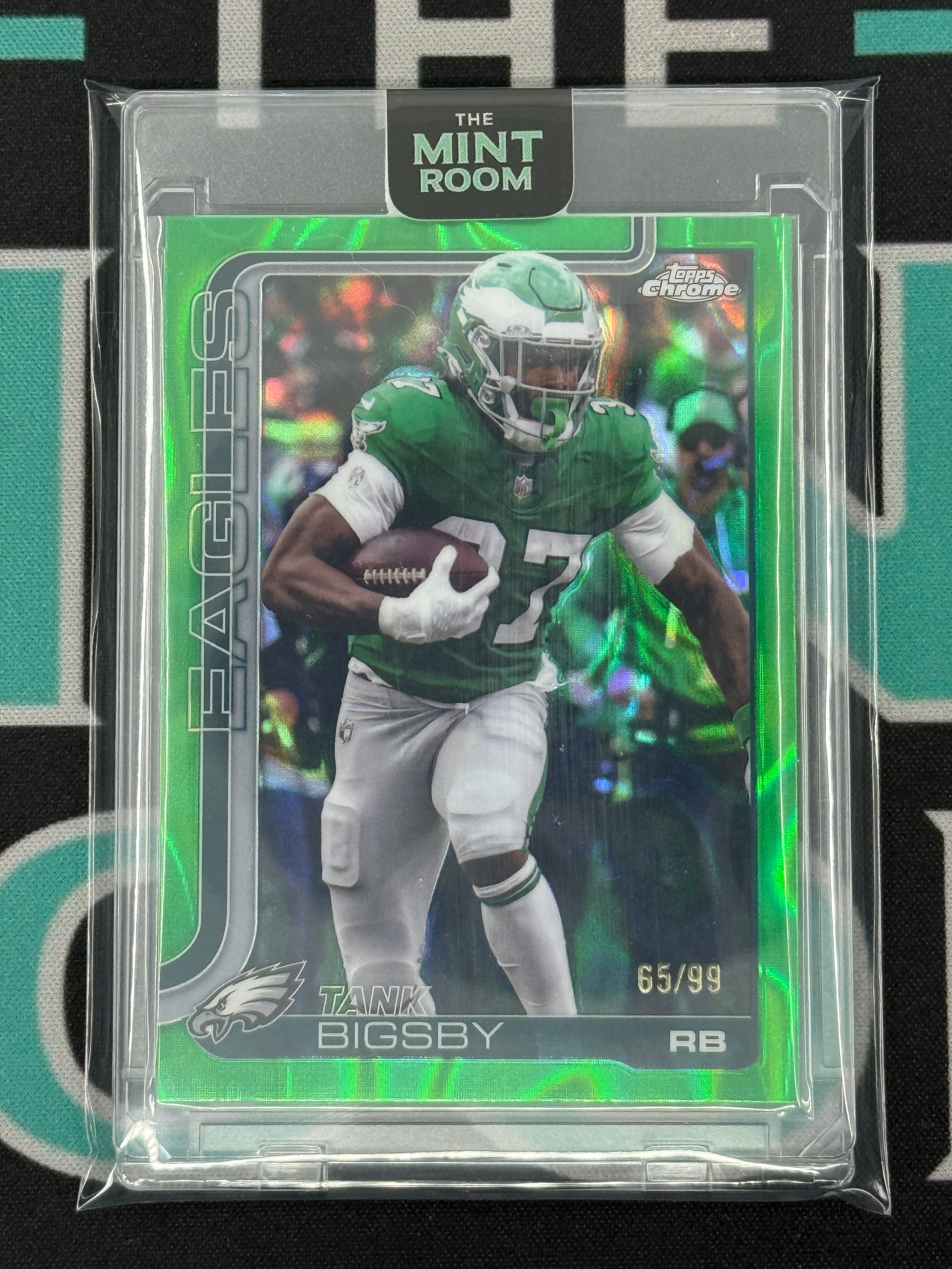 2025 Topps Chrome Tank Bigsby Green Wave /99
