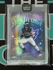 2025 Topps Chrome Saquon Barkley All Chrome Refractor