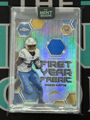 2025 Topps Chrome Omarion Hampton Rookie First Year Fabric