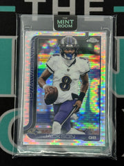 2025 Topps Chrome Lamar Jackson Pulsar Refractor