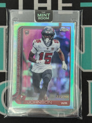 2025 Topps Chrome Tez Johnson Rookie Teal /299