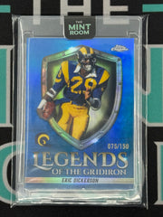 2025 Topps Chrome Eric Dickerson Legends Of Gridiron Dark Blue /150