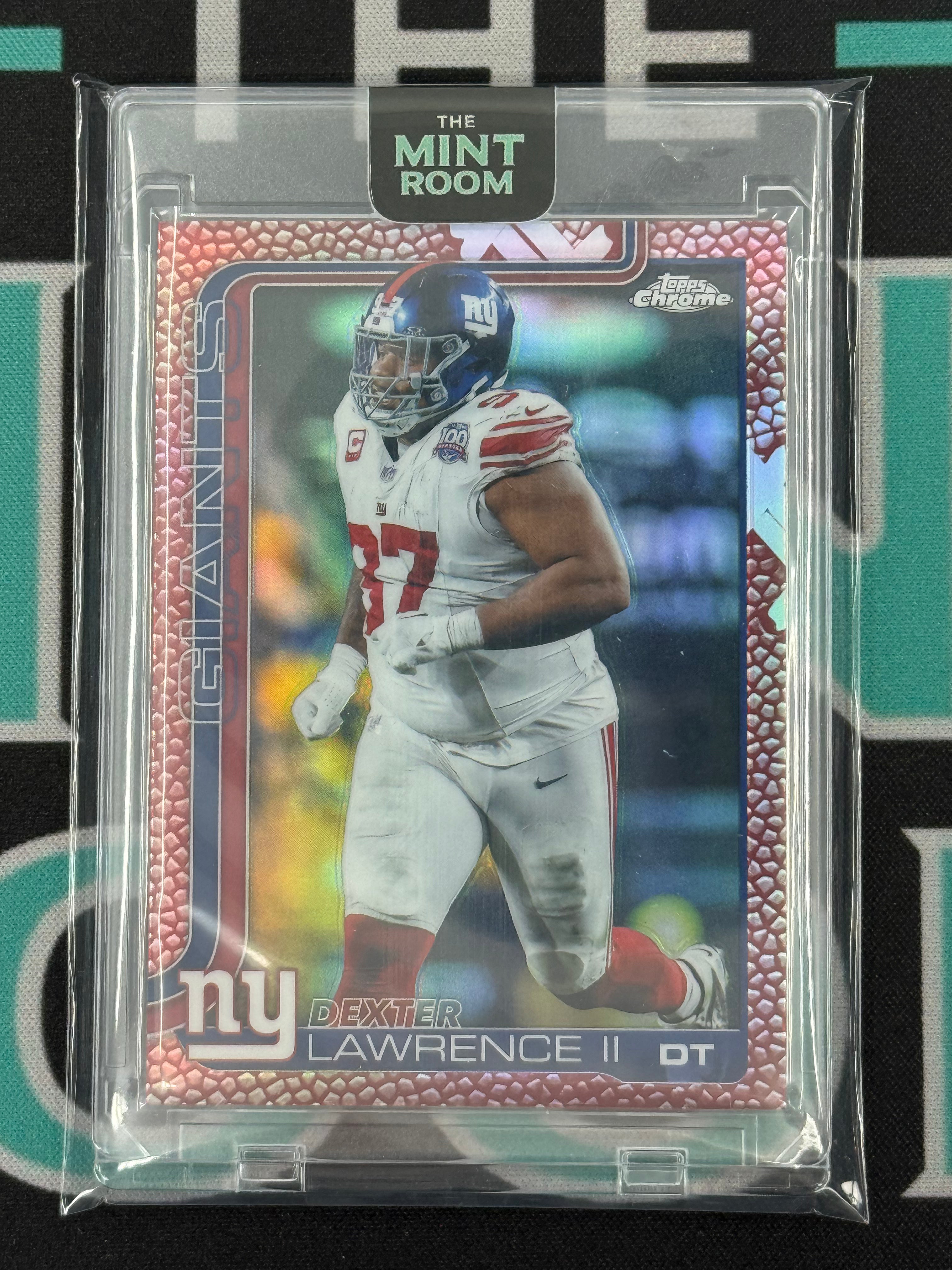 2025 Topps Chrome Dexter Lawrence Football Refractor