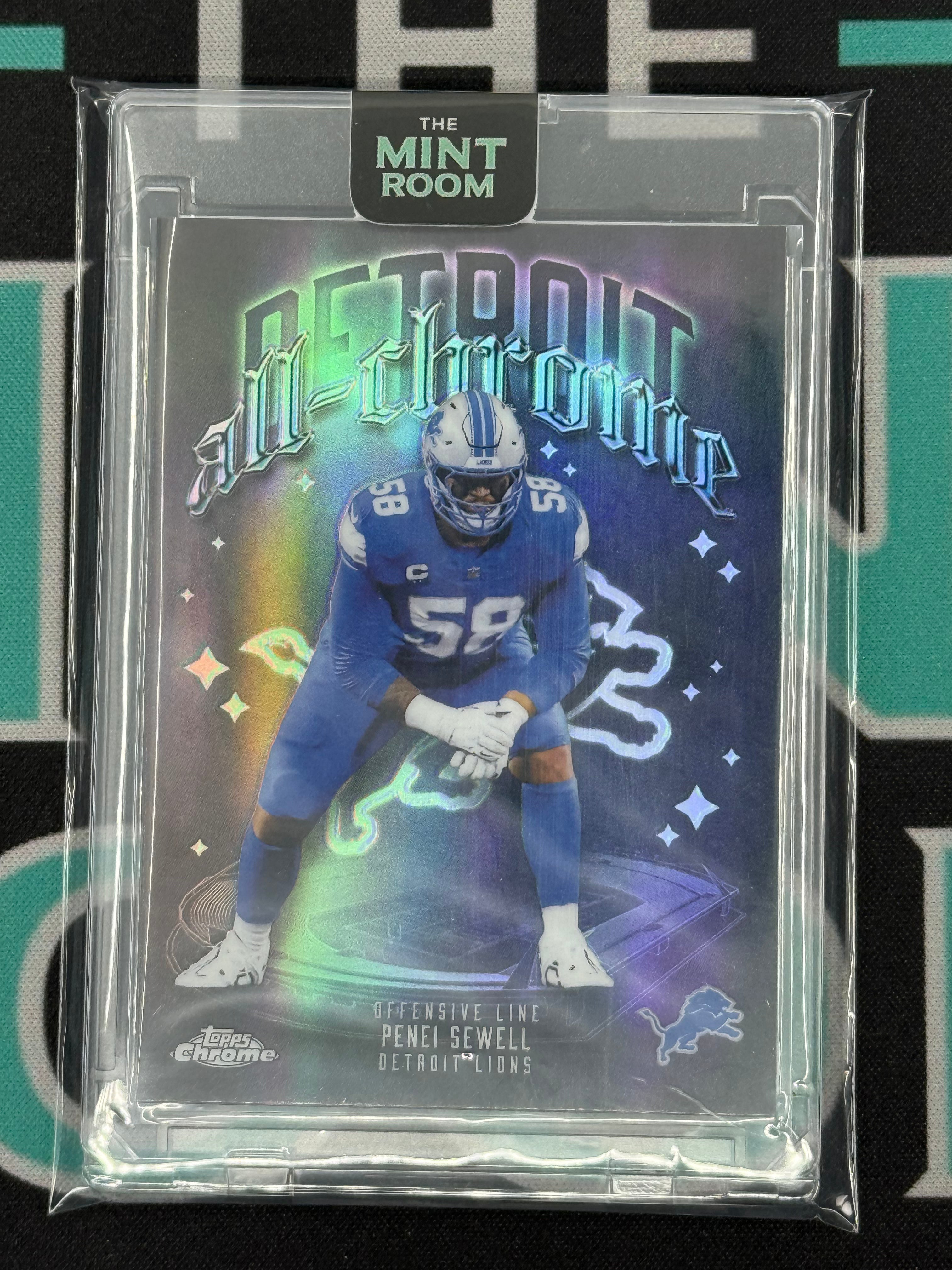 2025 Topps Chrome Penei Sewell All-Chrome Refractor