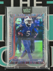 2025 Topps Chrome Joshua Palmer Neon Pulsar