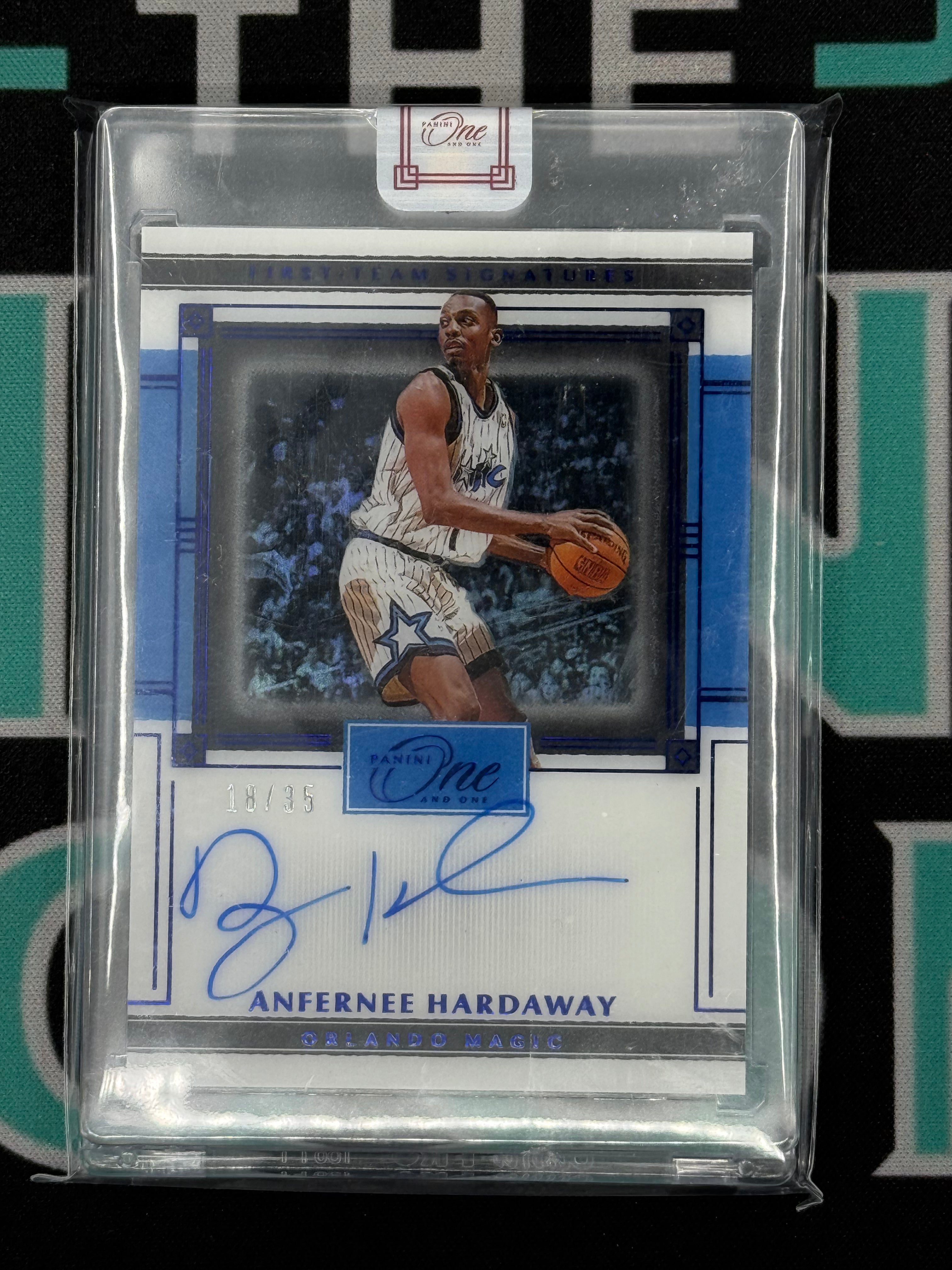 2021 Panini One Anfernee Hardaway First Team Signature /35