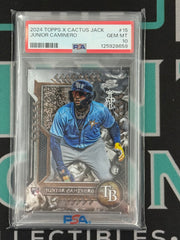 2024 Topps X Cactus Jack Junior Caminero PSA 10