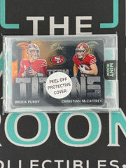 2024 Panini One Brock Purdy & Christian McCaffrey Team Titans
