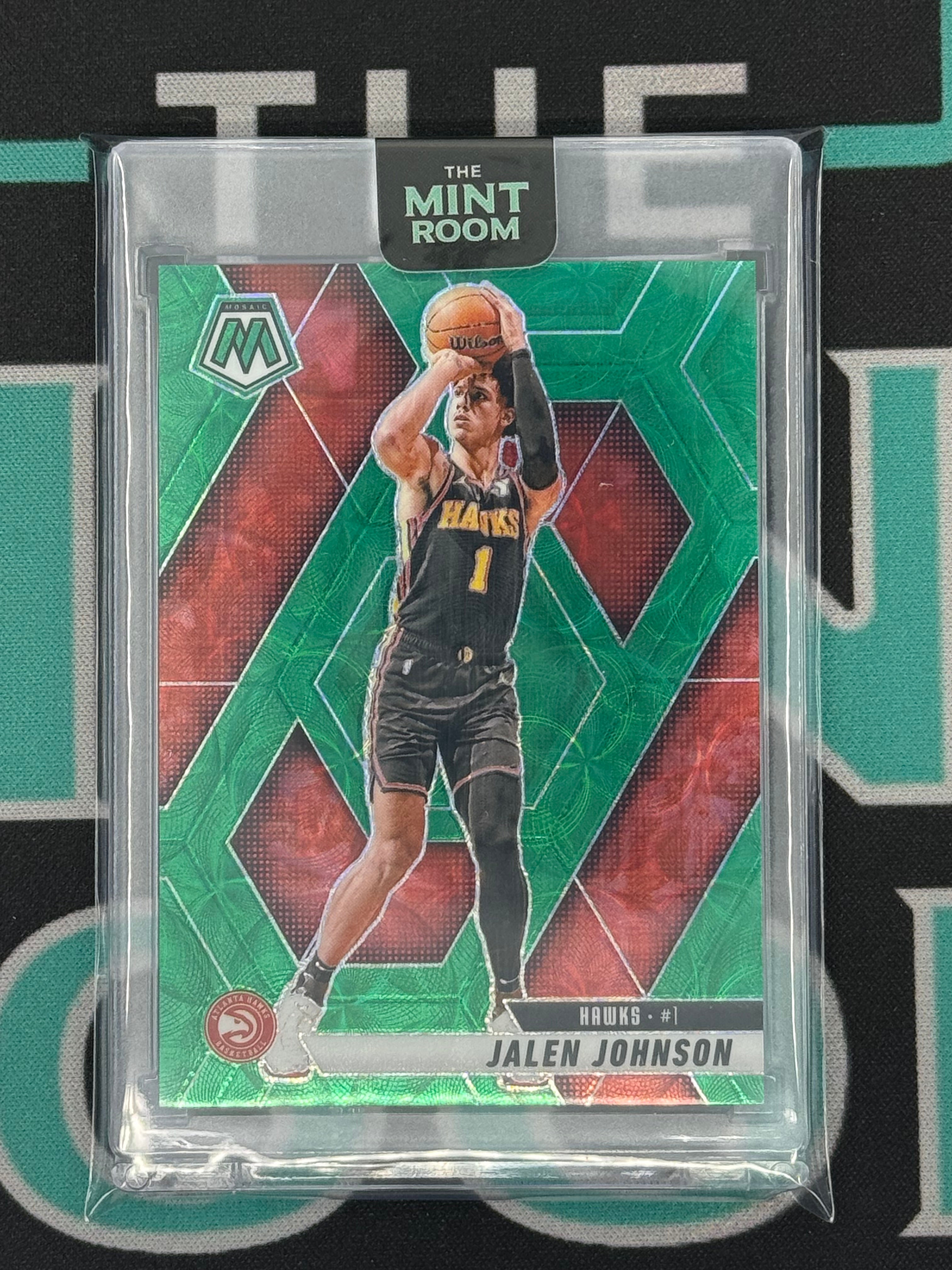 2024 Mosaic Jalen Johnson Green Scope /15