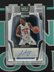 2024-25 Prizm Black Jaden Ivey Autograph
