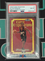 1998 Tradition Allen Iverson Great Expectations PSA 8