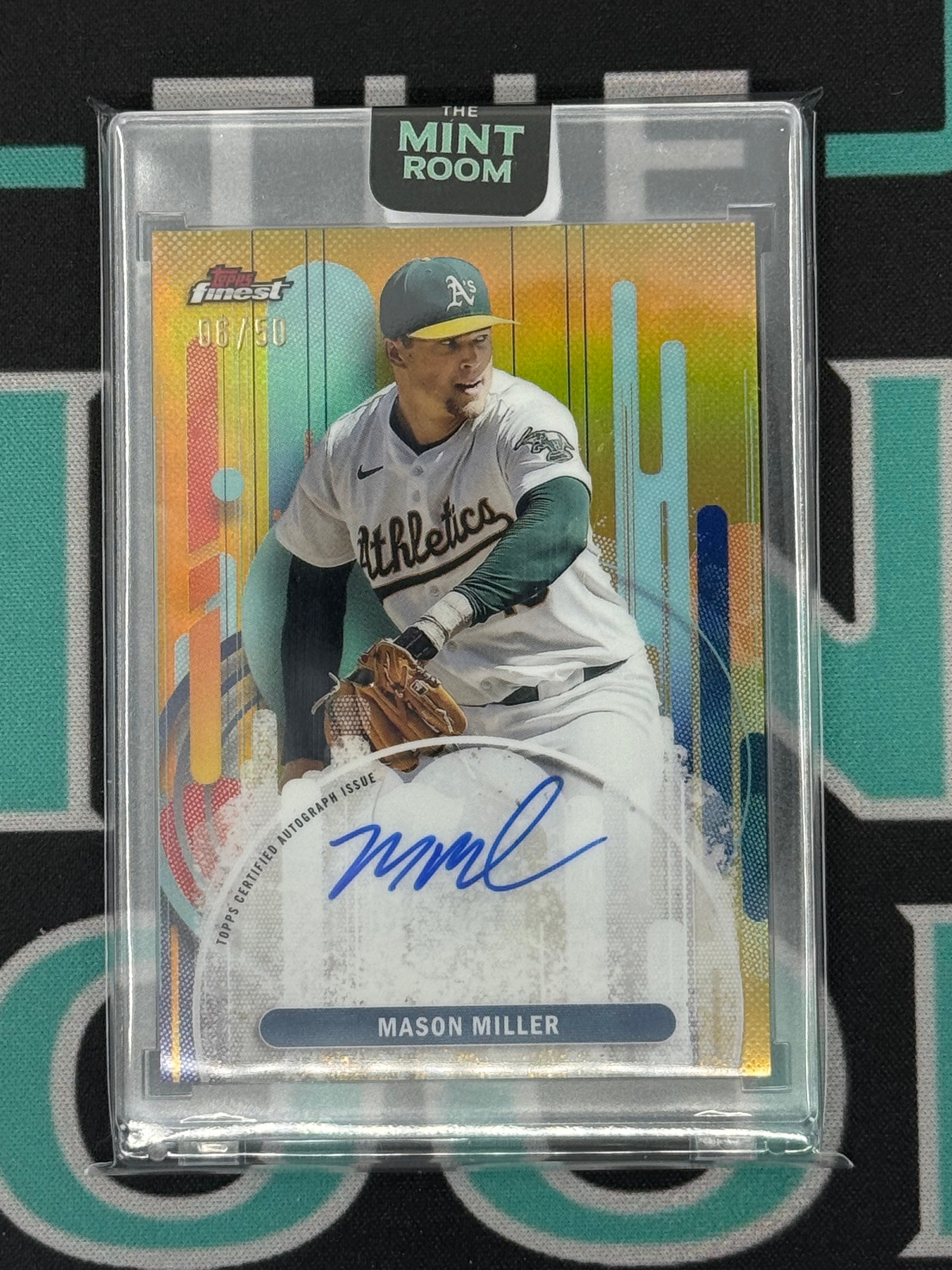 2025 Finest Mason Miller Autograph Gold /50